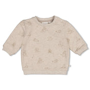 THE CUDDLE COMPANY - Organic Cotton French Terry All-Over Print Fashion Sweat Top