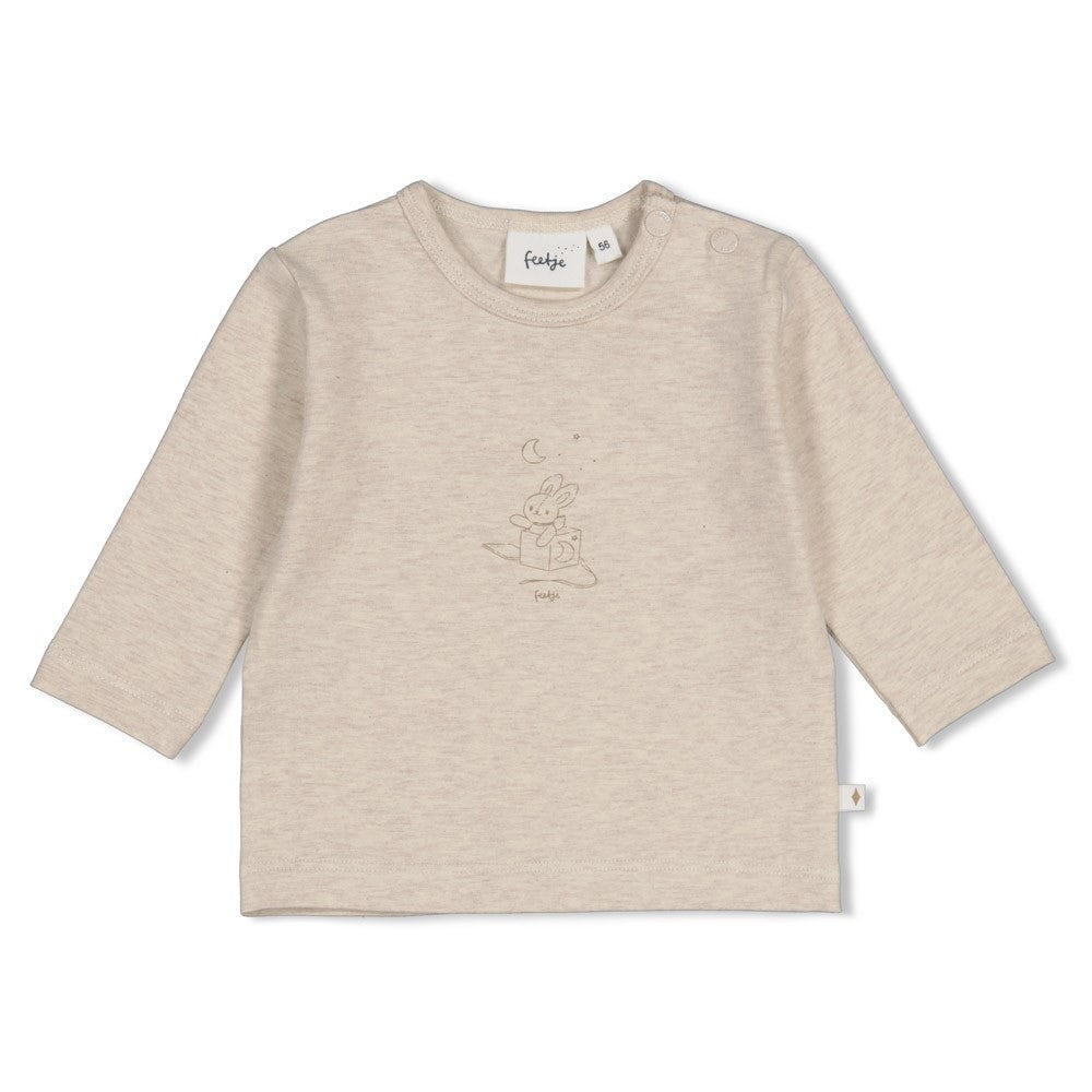 THE CUDDLE COMPANY - Organic Cotton Bunny Graphic Long Sleeve Top