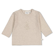 THE CUDDLE COMPANY - Organic Cotton Bunny Graphic Long Sleeve Top