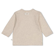 THE CUDDLE COMPANY - Organic Cotton Bunny Graphic Long Sleeve Top