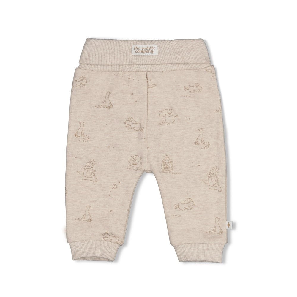 THE CUDDLE COMPANY - Organic Cotton French Terry All-Over Print Fashion Pants