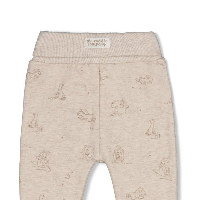 THE CUDDLE COMPANY - Organic Cotton French Terry All-Over Print Fashion Pants