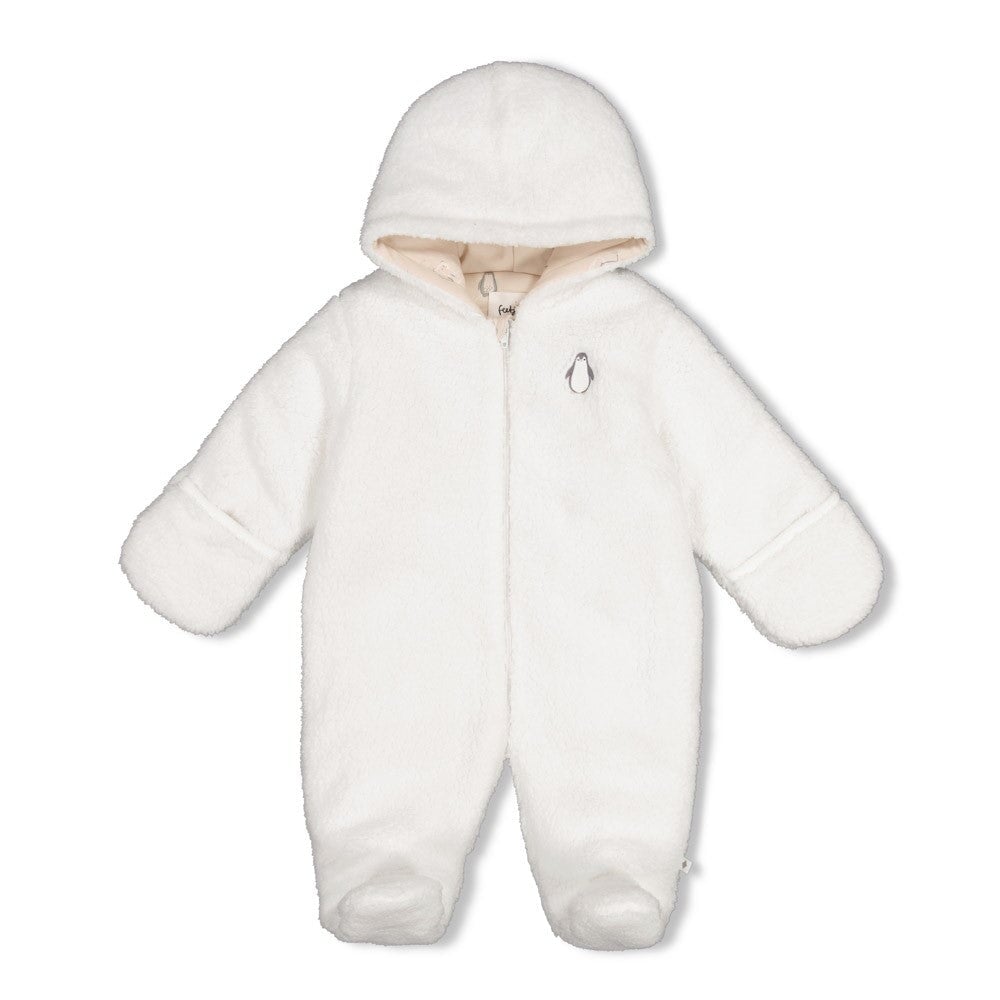 PENGUIN CUDDLES — — Hooded Plush Teddy Outerwear Suit