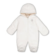 PENGUIN CUDDLES — — Hooded Plush Teddy Outerwear Suit