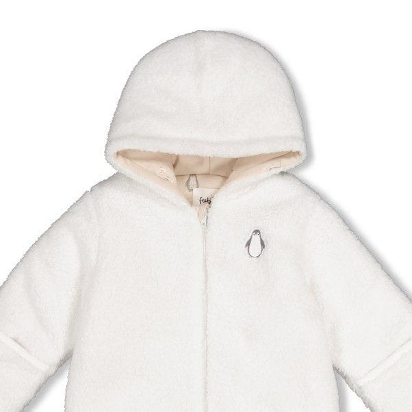 PENGUIN CUDDLES — — Hooded Plush Teddy Outerwear Suit
