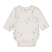 OVER THE MOON FOR YOU - Organic Cotton Fashion Wrap Bodysuit