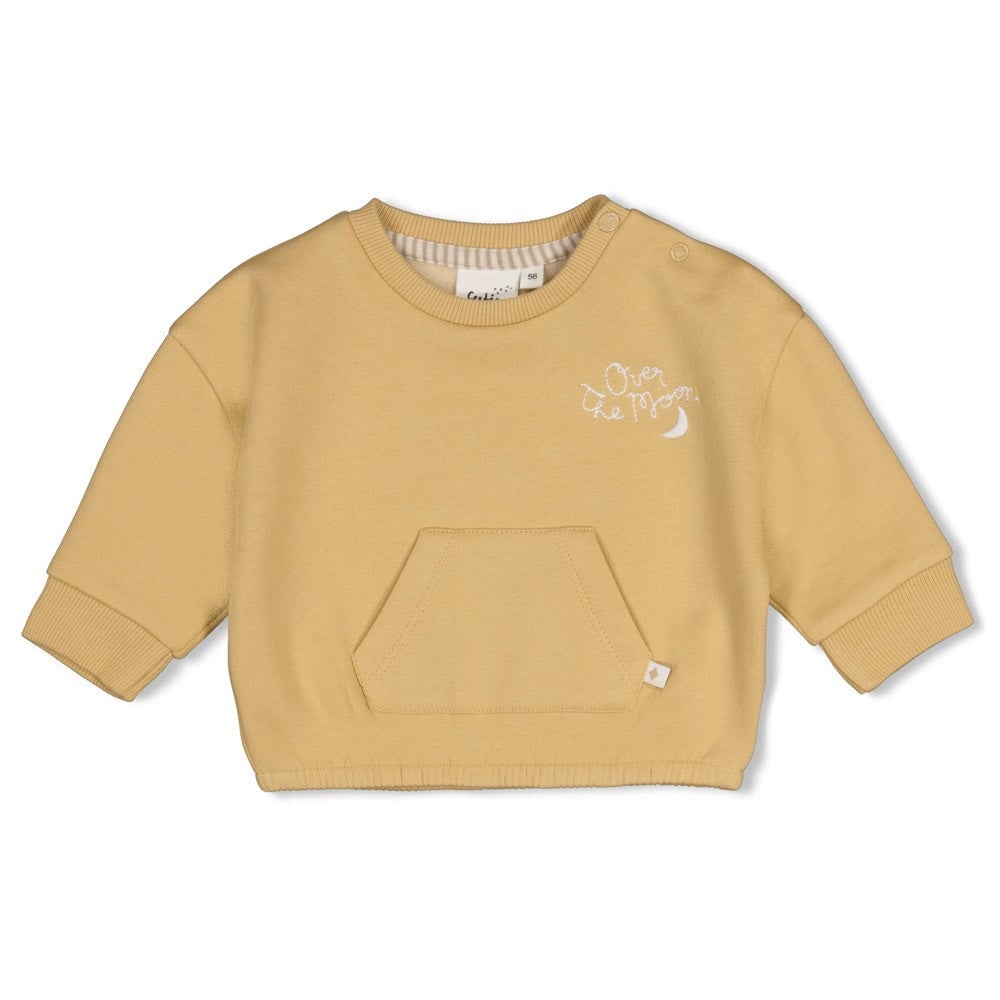 OVER THE MOON FOR YOU - Organic Cotton French Terry Fashion Sweat Top