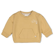 OVER THE MOON FOR YOU - Organic Cotton French Terry Fashion Sweat Top