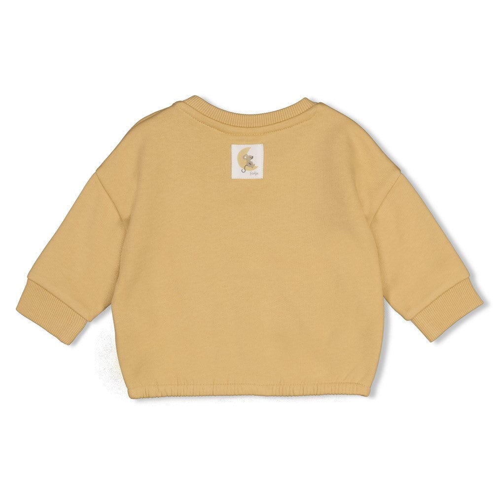 OVER THE MOON FOR YOU - Organic Cotton French Terry Fashion Sweat Top