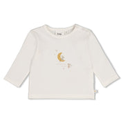 OVER THE MOON FOR YOU - Organic Cotton Graphic Long Sleeve Top