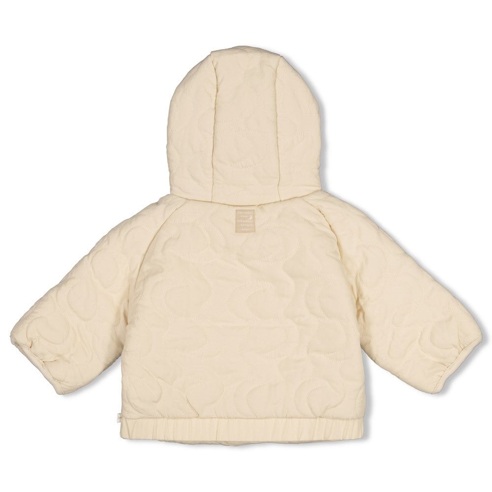 OVER THE MOON FOR YOU -Reversible Quilted Hooded Jacket