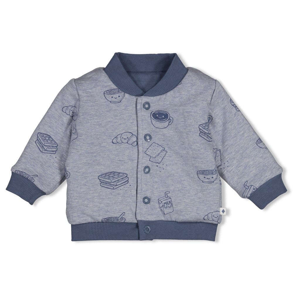 BREAKFAST BUDDY - Organic Cotton Reversible Quilted Fashion Jacket