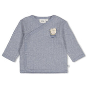 BREAKFAST BUDDY - Organic Cotton Rib Knit Wrap Fashion Top