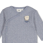 BREAKFAST BUDDY - Organic Cotton Rib Knit Wrap Fashion Top