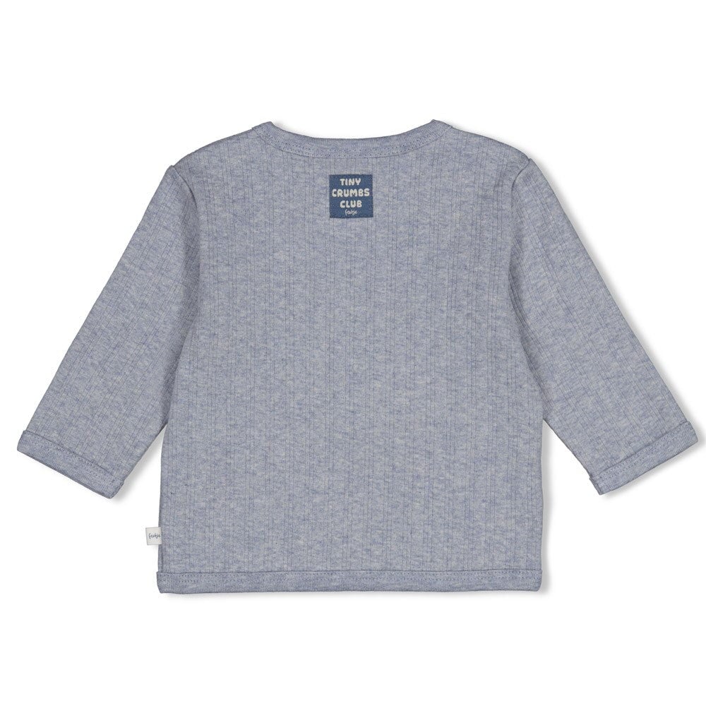 BREAKFAST BUDDY - Organic Cotton Rib Knit Wrap Fashion Top