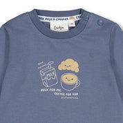 BREAKFAST BUDDY - Organic Cotton Milk &amp; Coffee Graphic Long Sleeve Top
