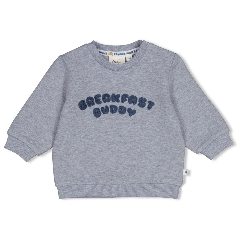 BREAKFAST BUDDY - Organic Cotton French Terry Fashion Sweat Top