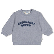 BREAKFAST BUDDY - Organic Cotton French Terry Fashion Sweat Top
