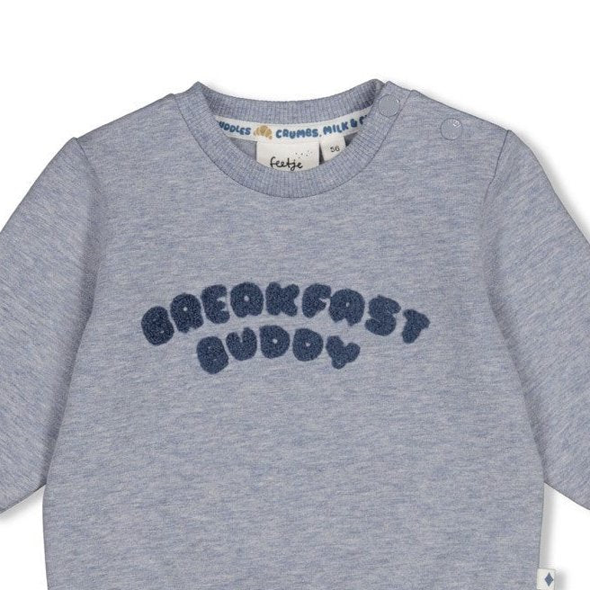 BREAKFAST BUDDY - Organic Cotton French Terry Fashion Sweat Top