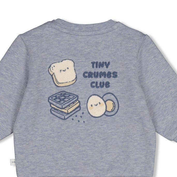 BREAKFAST BUDDY - Organic Cotton French Terry Fashion Sweat Top