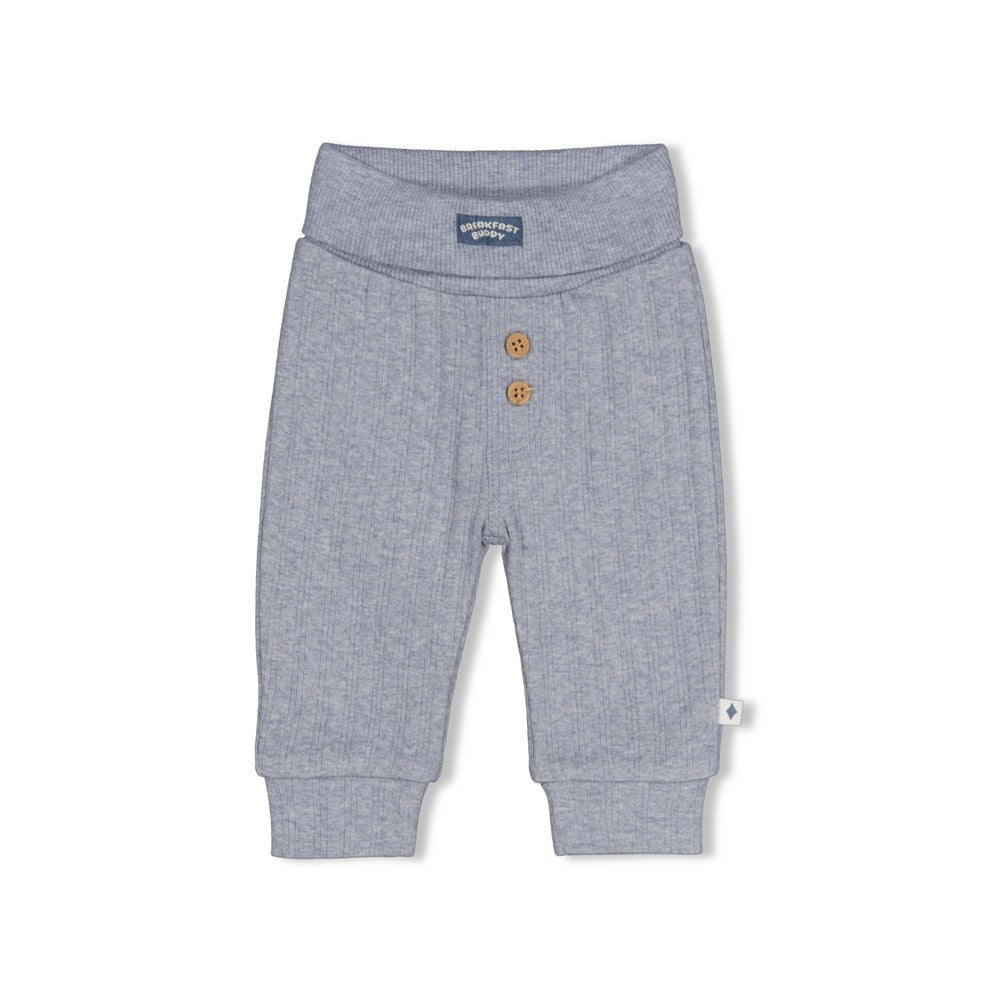 BREAKFAST BUDDY - Organic Cotton Rib Knit Fashion Pants