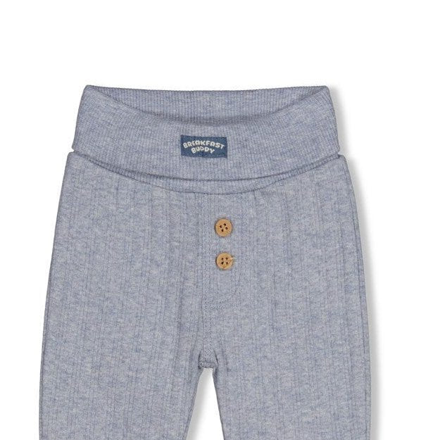 BREAKFAST BUDDY - Organic Cotton Rib Knit Fashion Pants