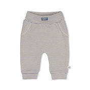 BREAKFAST BUDDY - Organic Cotton Striped Rib Knit Fashion Pants