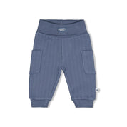 BREAKFAST BUDDY - Organic Cotton Rib Knit Cargo Fashion Pants