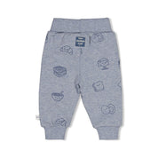 BREAKFAST BUDDY - Organic Cotton French Terry All-Over Print Fashion Pants