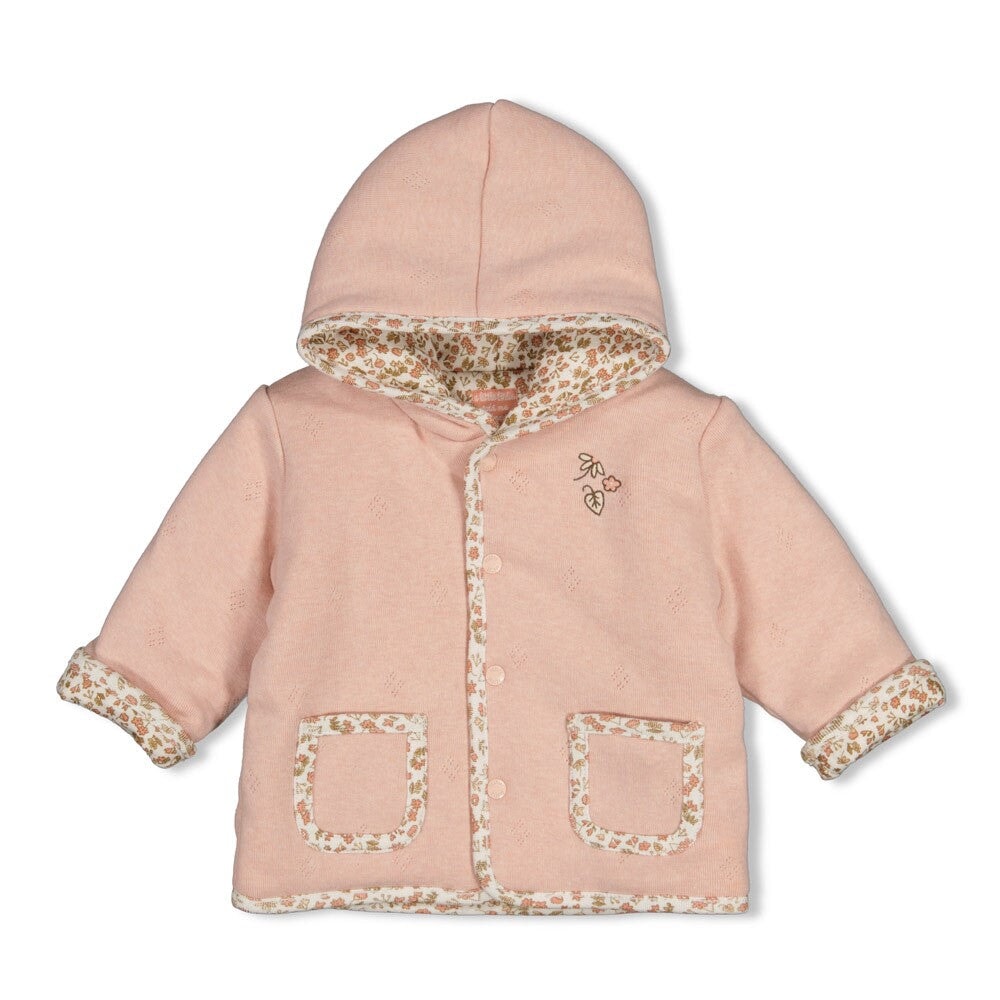 FALL IN LOVE — Organic Cotton Reversible Padded Hooded Jacket