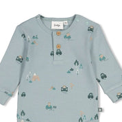 BEEP BEEP — Organic Cotton Rib Jersey Printed Bodysuit