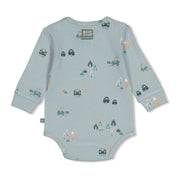 BEEP BEEP — Organic Cotton Rib Jersey Printed Bodysuit