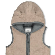 BEEP BEEP — Teddy Hooded Fashion Vest
