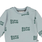 BEEP BEEP — Organic Cotton French Terry Printed Fashion Sweat Top