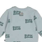 BEEP BEEP — Organic Cotton French Terry Printed Fashion Sweat Top