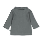 BEEP BEEP — Organic Cotton Rib Jersey Polo Fashion Top
