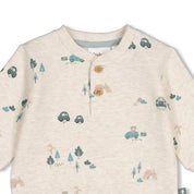 BEEP BEEP — Organic Cotton French Terry Printed Fashion Sweat Top