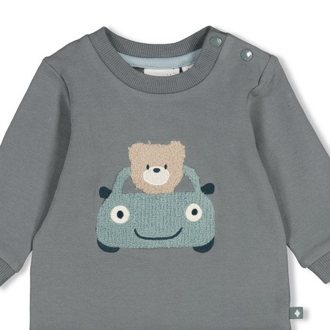 BEEP BEEP — Organic Cotton French Terry Fashion Sweat Top