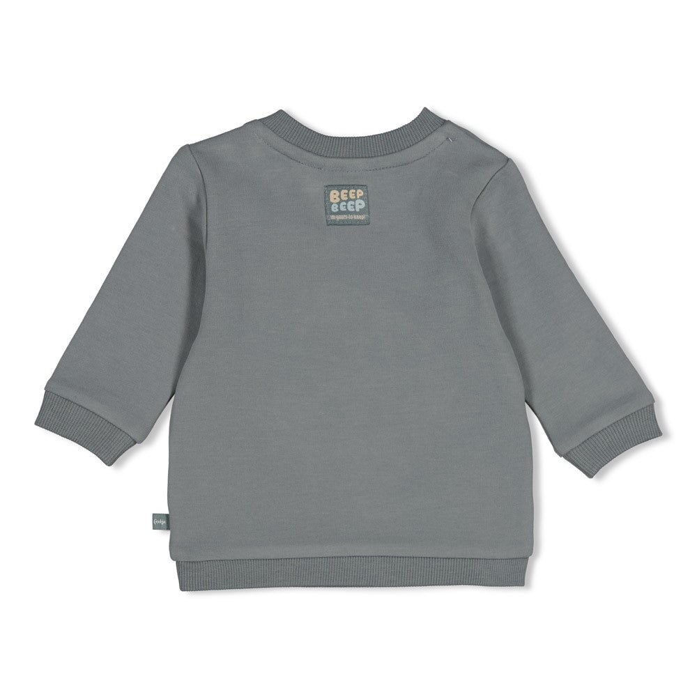 BEEP BEEP — Organic Cotton French Terry Fashion Sweat Top