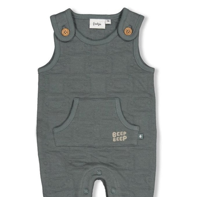 BEEP BEEP — Organic Cotton Textured Overall
