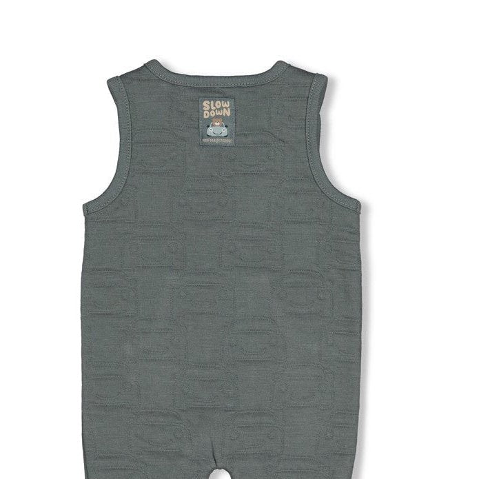 BEEP BEEP — Organic Cotton Textured Overall