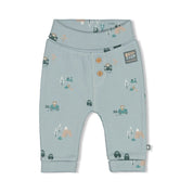 BEEP BEEP — Organic Cotton Rib Jersey Printed Fashion Pants