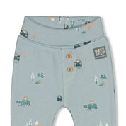 BEEP BEEP — Organic Cotton Rib Jersey Printed Fashion Pants