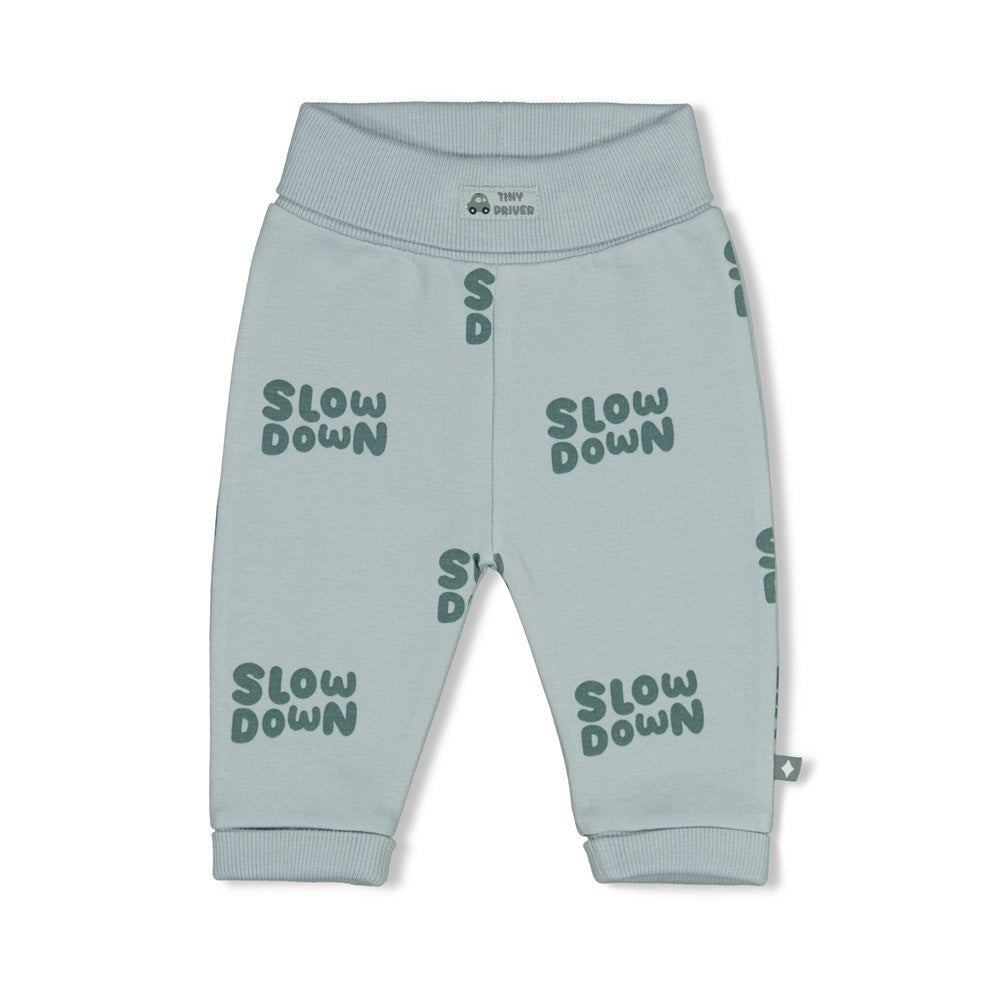 BEEP BEEP — Organic Cotton French Terry Printed Fashion Pants