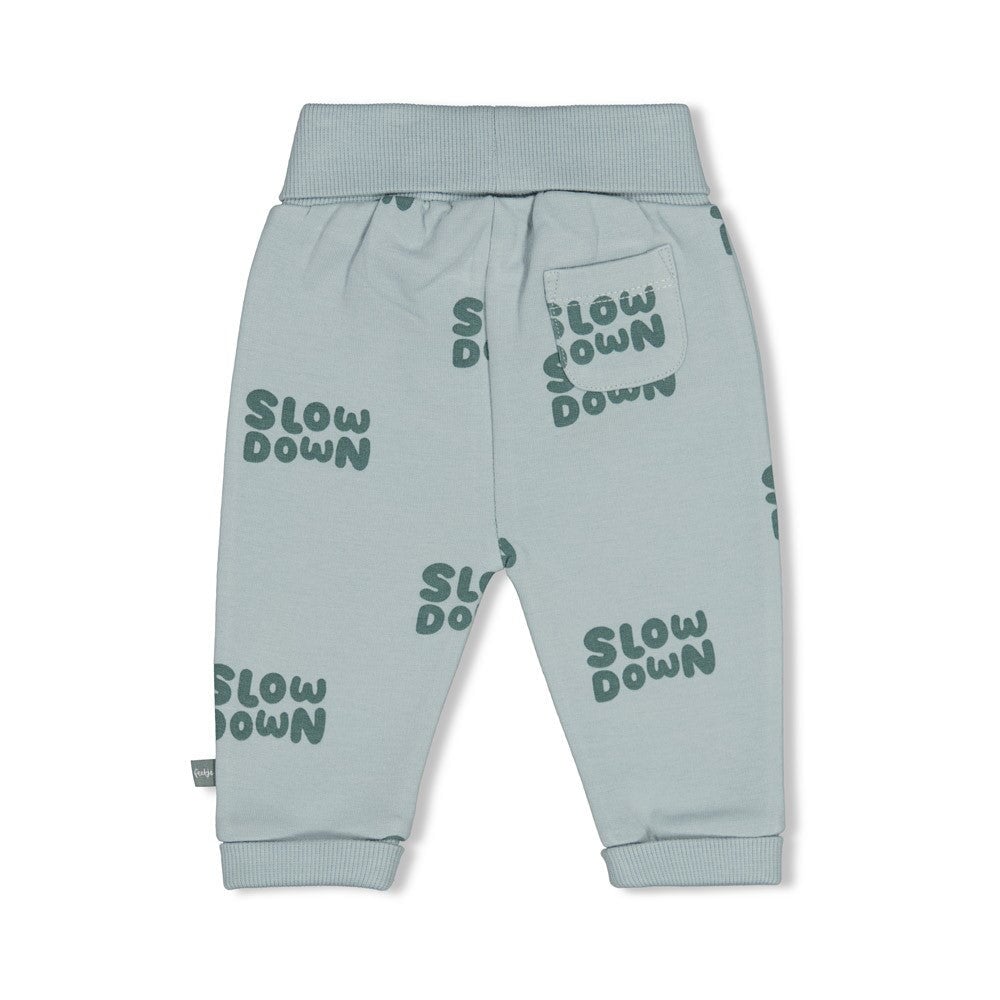 BEEP BEEP — Organic Cotton French Terry Printed Fashion Pants