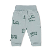 BEEP BEEP — Organic Cotton French Terry Printed Fashion Pants