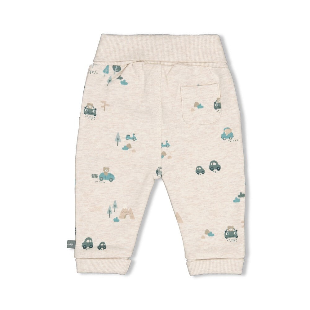 BEEP BEEP — Organic Cotton French Terry Printed Fashion Pants