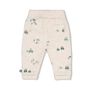 BEEP BEEP — Organic Cotton French Terry Printed Fashion Pants