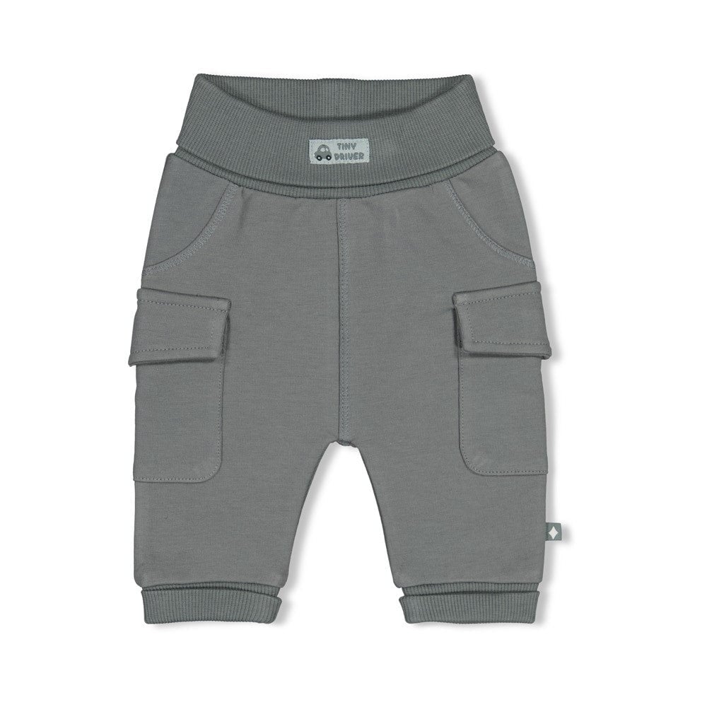 BEEP BEEP — Organic Cotton French Terry Cargo Fashion Pants