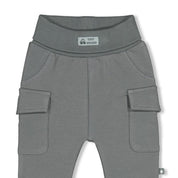 BEEP BEEP — Organic Cotton French Terry Cargo Fashion Pants